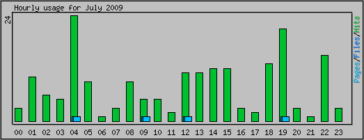 Hourly usage