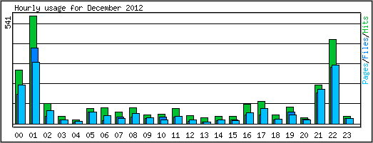 Hourly usage