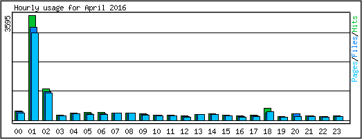 Hourly usage