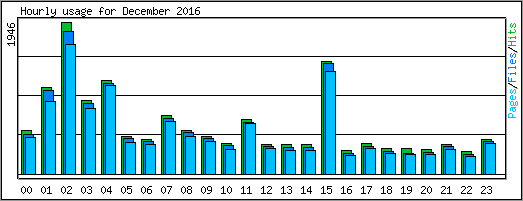 Hourly usage