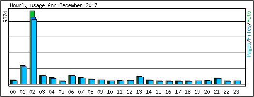 Hourly usage